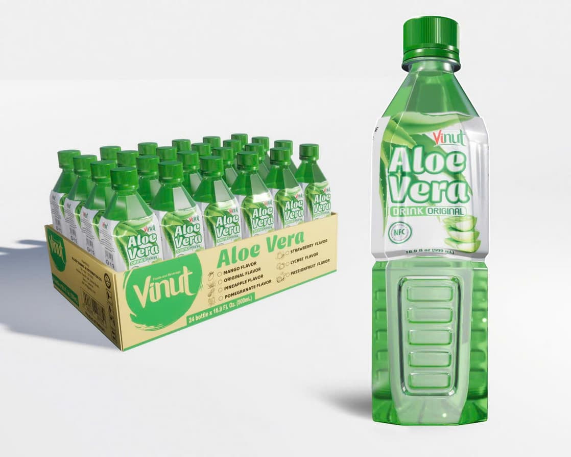 VINUT Nápoj s aloe vera Original 500ml