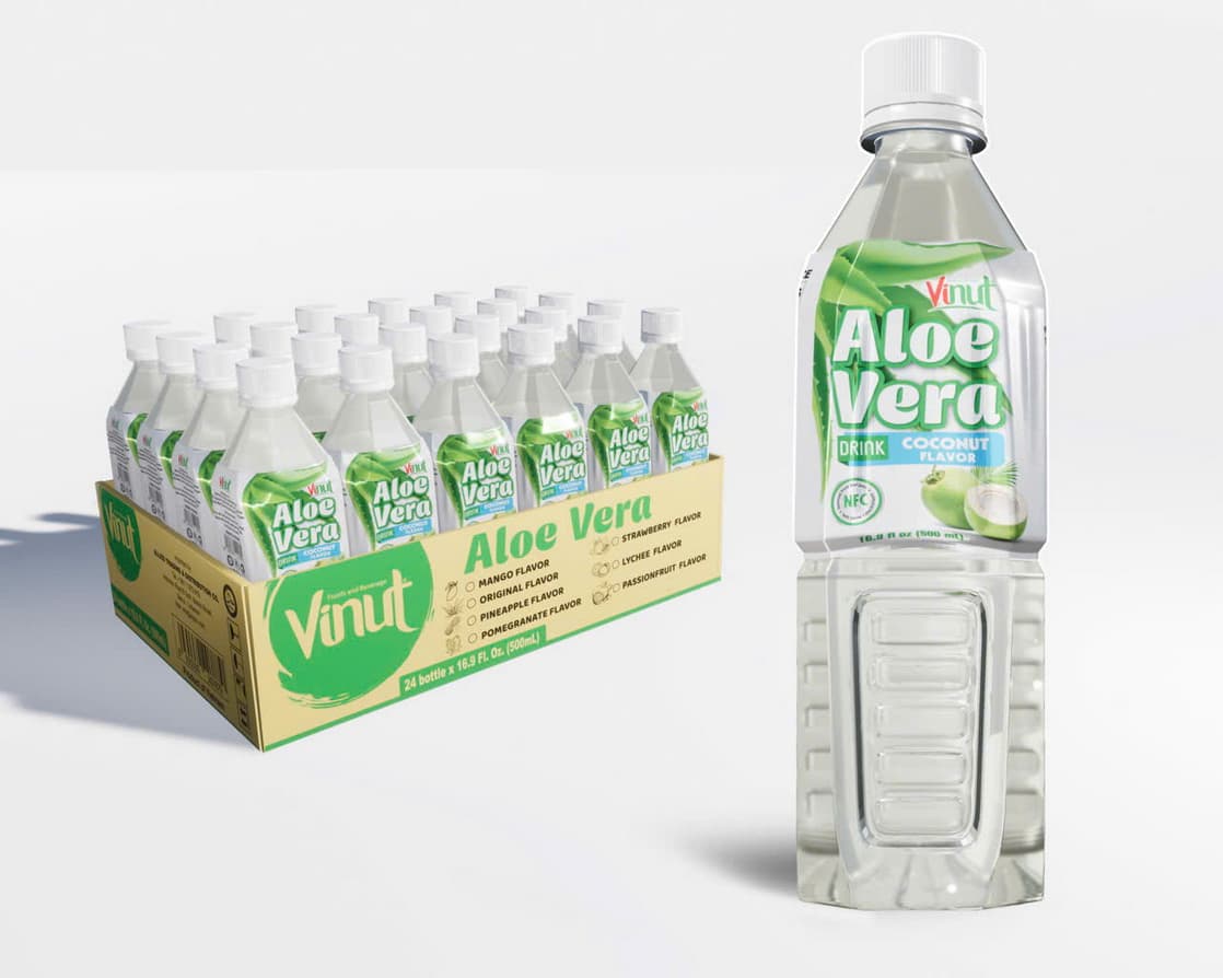 VINUT Nápoj Aloe Vera s kokosovou příchutí 500ml