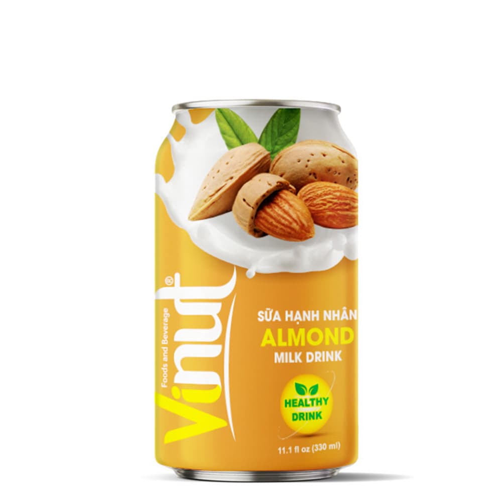 VINUT Mandlový nápoj, zdravý nápoj, plechovka, 11.1 fl oz (330 mL)