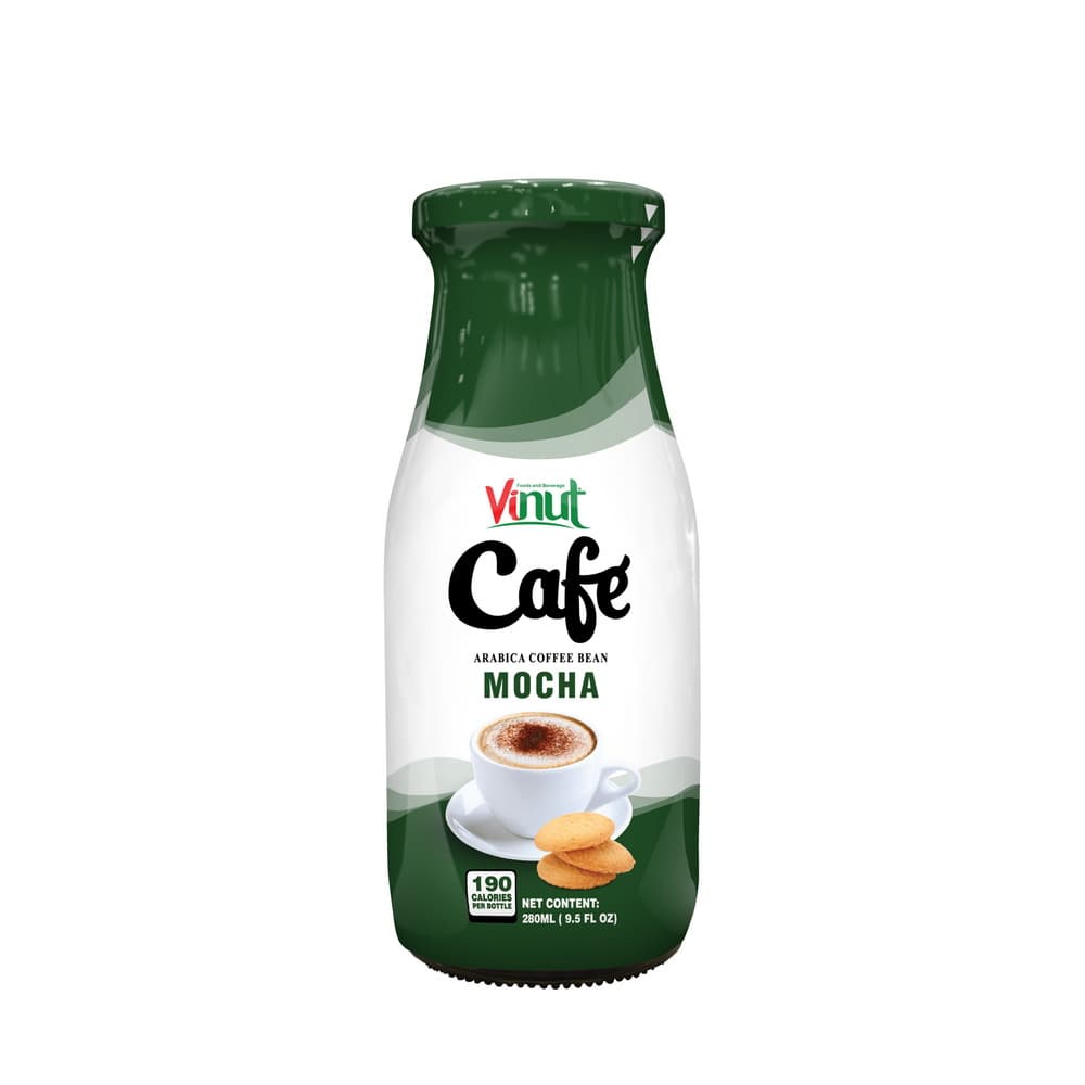 VINUT Café Mocha z kávových zrn Arabica, láhev, 9.5 fl oz 280 mL