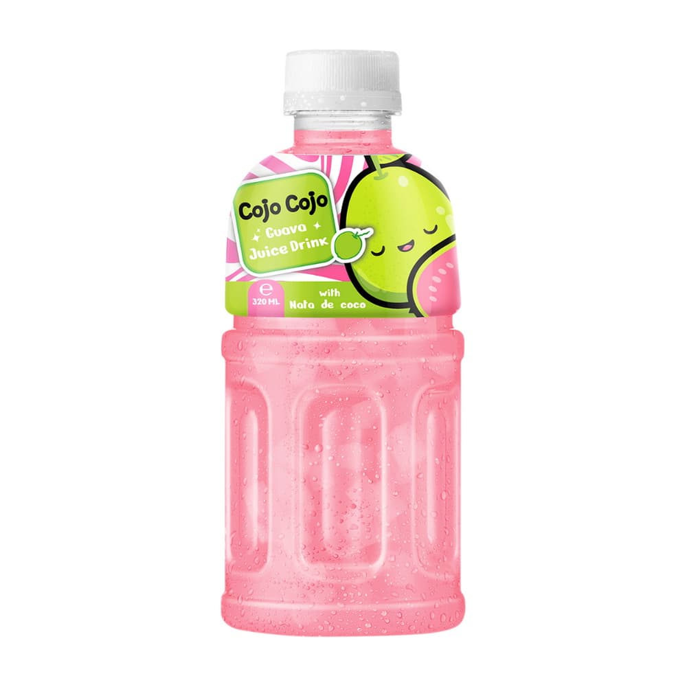 Vinut Guava Juice Drink, With Nata De Coco, PET Bottle, (320 mL)