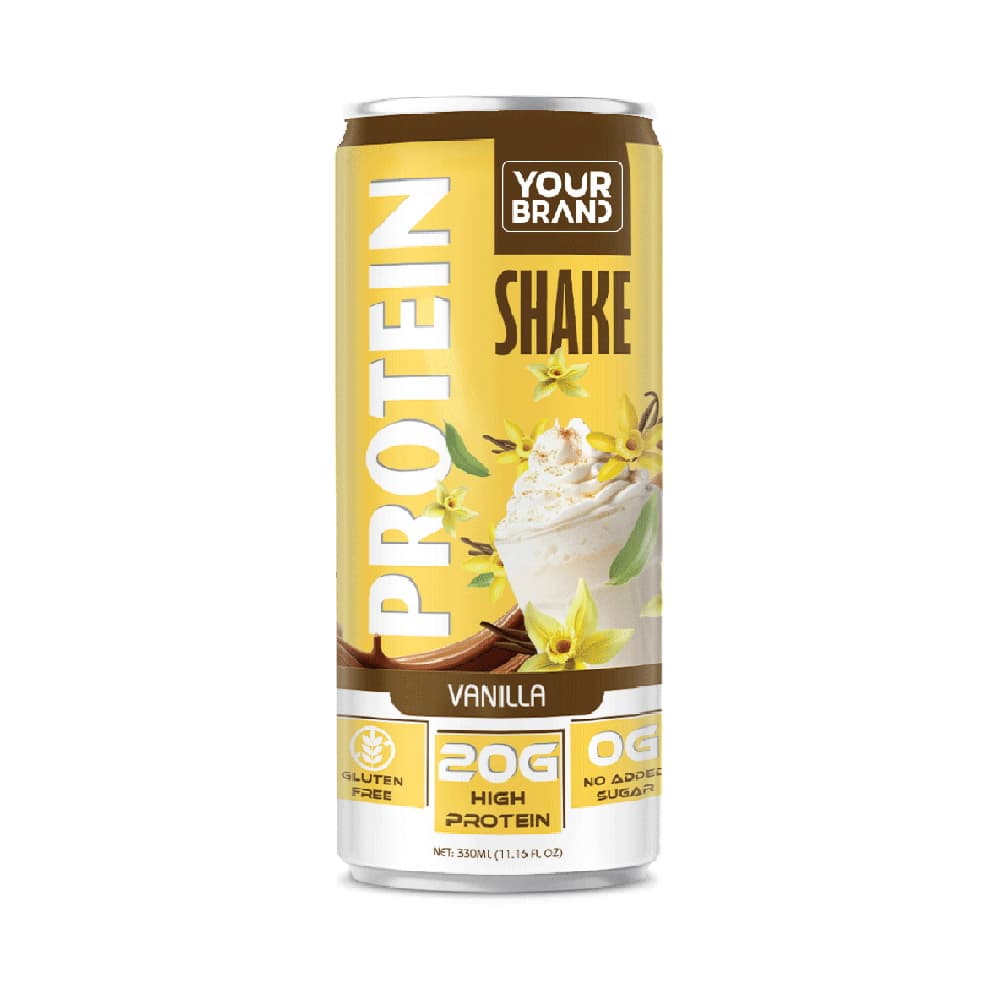 VINUT Vanilkový proteinový nápoj, 20g bílkovin, bez přidaného cukru, 11.16 fl oz (330 mL)